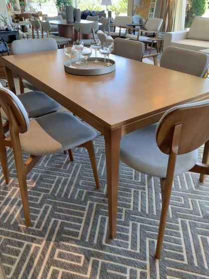 Mesa de Jantar New Siena Madeira Cor Jequitibá BN 180x90cm