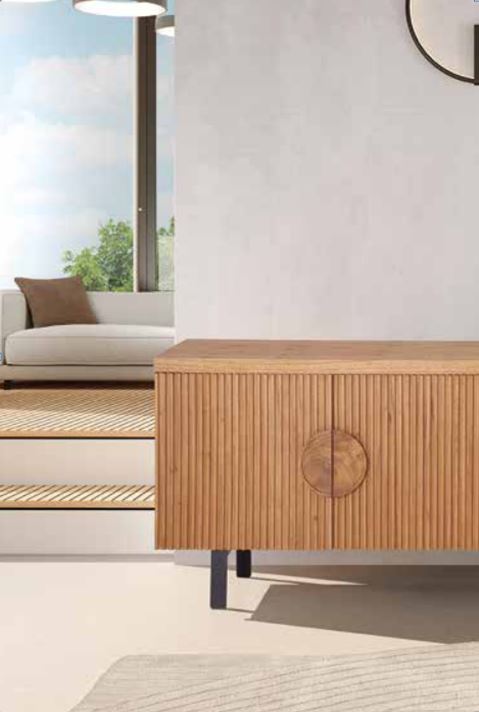 Ambiente 1 com Buffet Antique Laminado Cinamomo 180cm