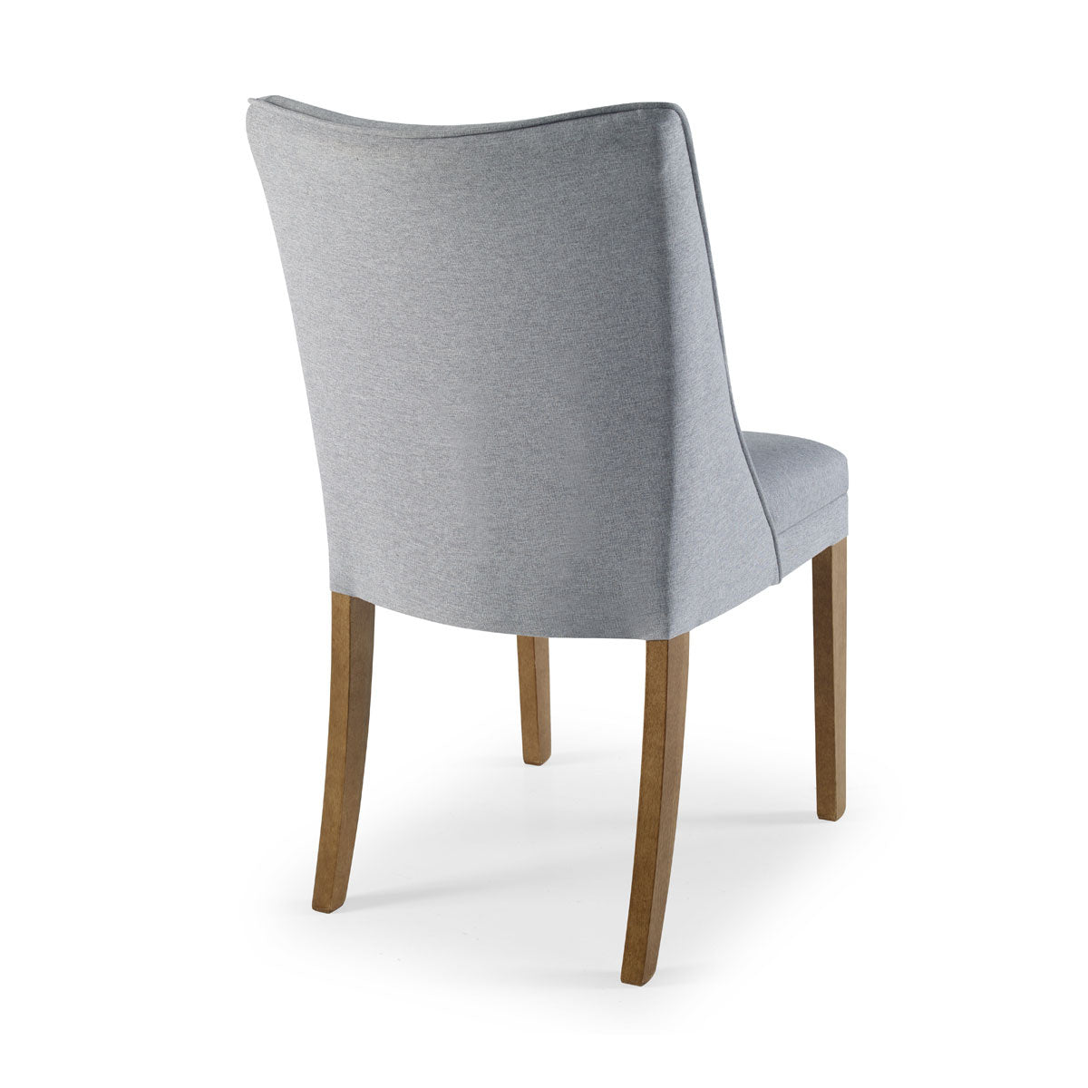 Silla Zafira de Madera con Tapizado de Lino Gris 2722