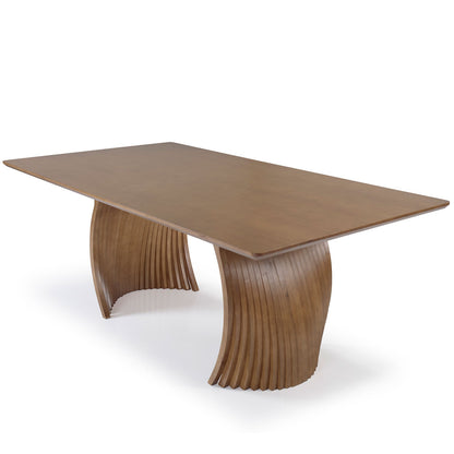 Scar Wooden Dining Table 1.80x1.00m - 6 Seats