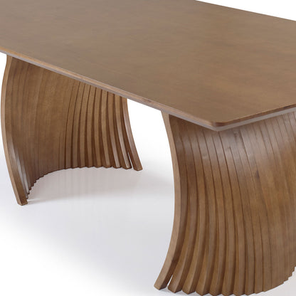 Scar Wooden Dining Table 1.80x1.00m - 6 Seats