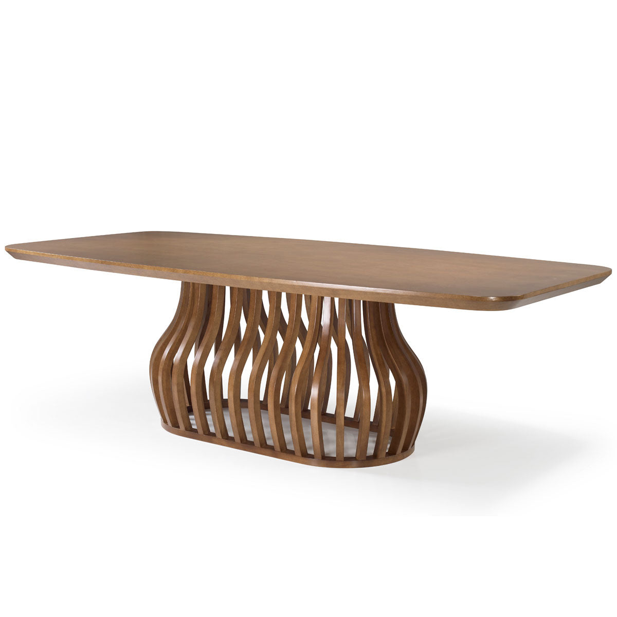 Mesa de comedor Heos con tapa de barril 200x110 cm - 8 plazas