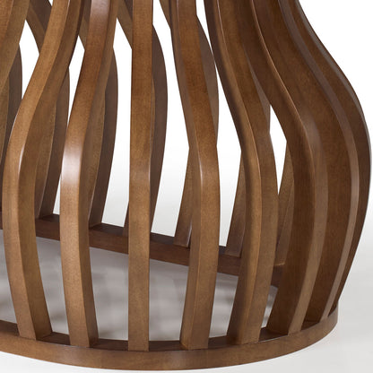 Mesa de comedor Heos con tapa de barril 200x110 cm - 8 plazas