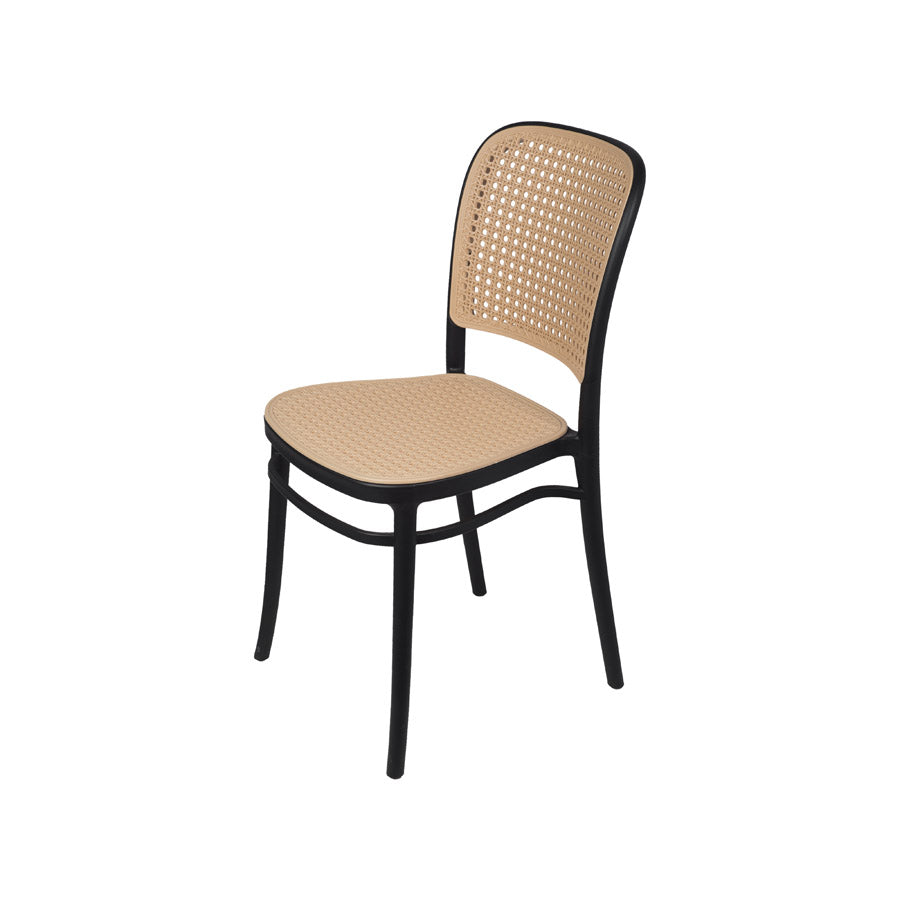 Silla de polipropileno Amis negra