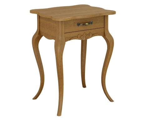 Canon Mute Mesa Auxiliar 1 Cajón 53x45x71cm Color Madera Imbuia