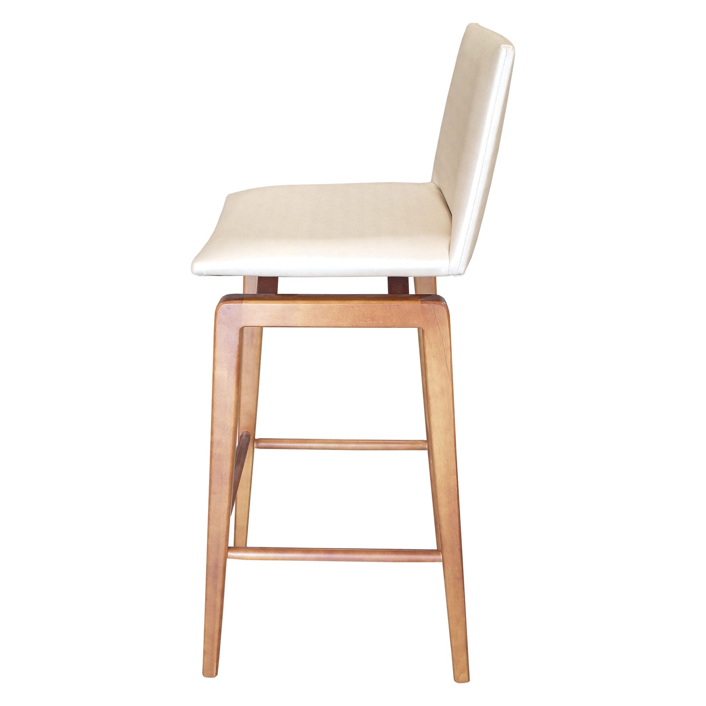 Horus Stool Upholstered Wood Facto Pearl 3422