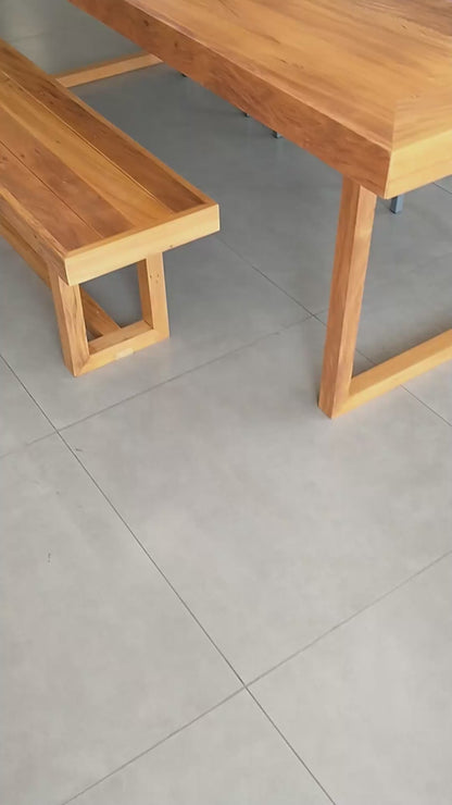 Selma Dining Table 240x120cm Solid Wood - 8 Seats