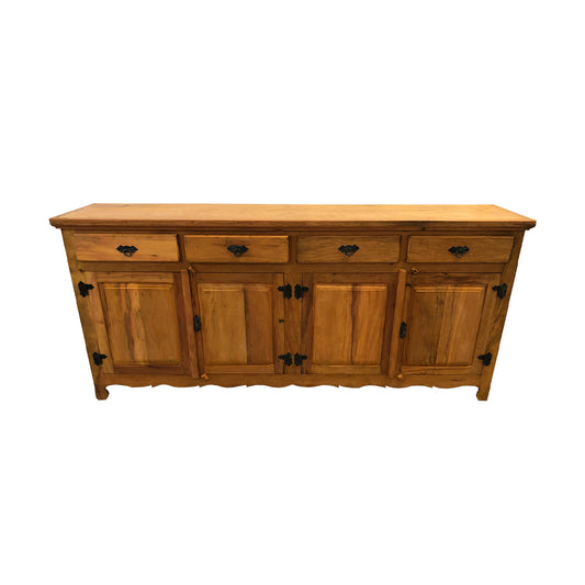 Counter Cabinet Chest 200x45cm Solid Wood