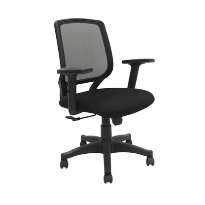 Ávila Office Chair with Adjustable Arms, Black