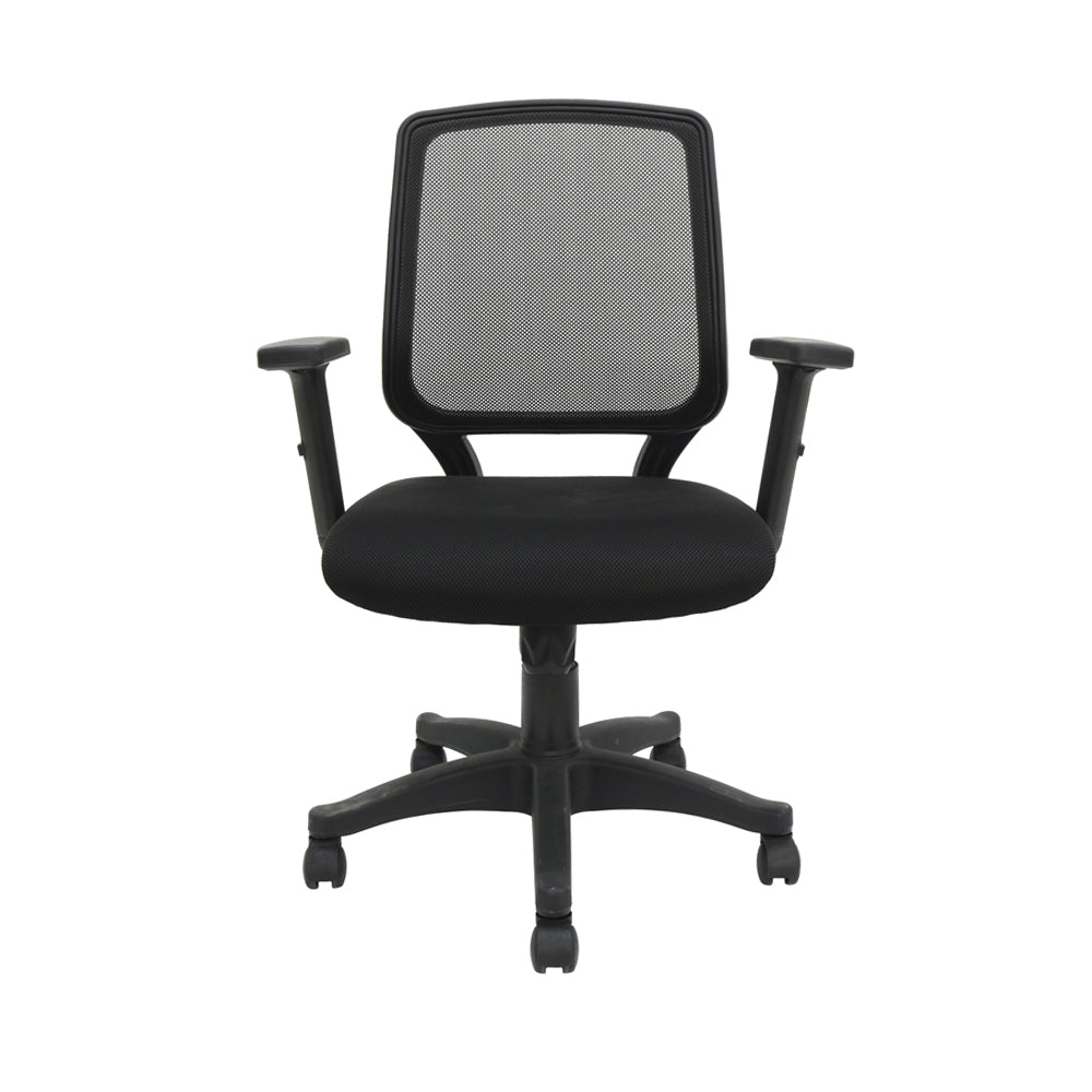 Ávila Office Chair with Adjustable Arms, Black