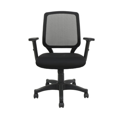 Ávila Office Chair with Adjustable Arms, Black