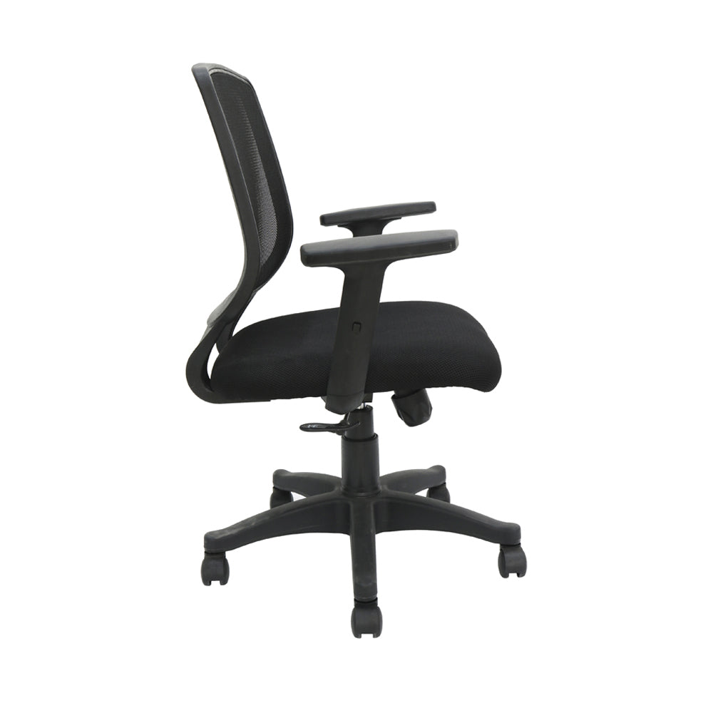Ávila Office Chair with Adjustable Arms, Black