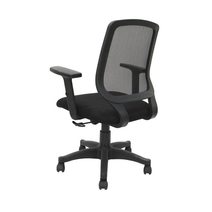 Ávila Office Chair with Adjustable Arms, Black