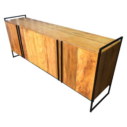 Bongiovani Counter 200x45cm Solid Wood and Iron