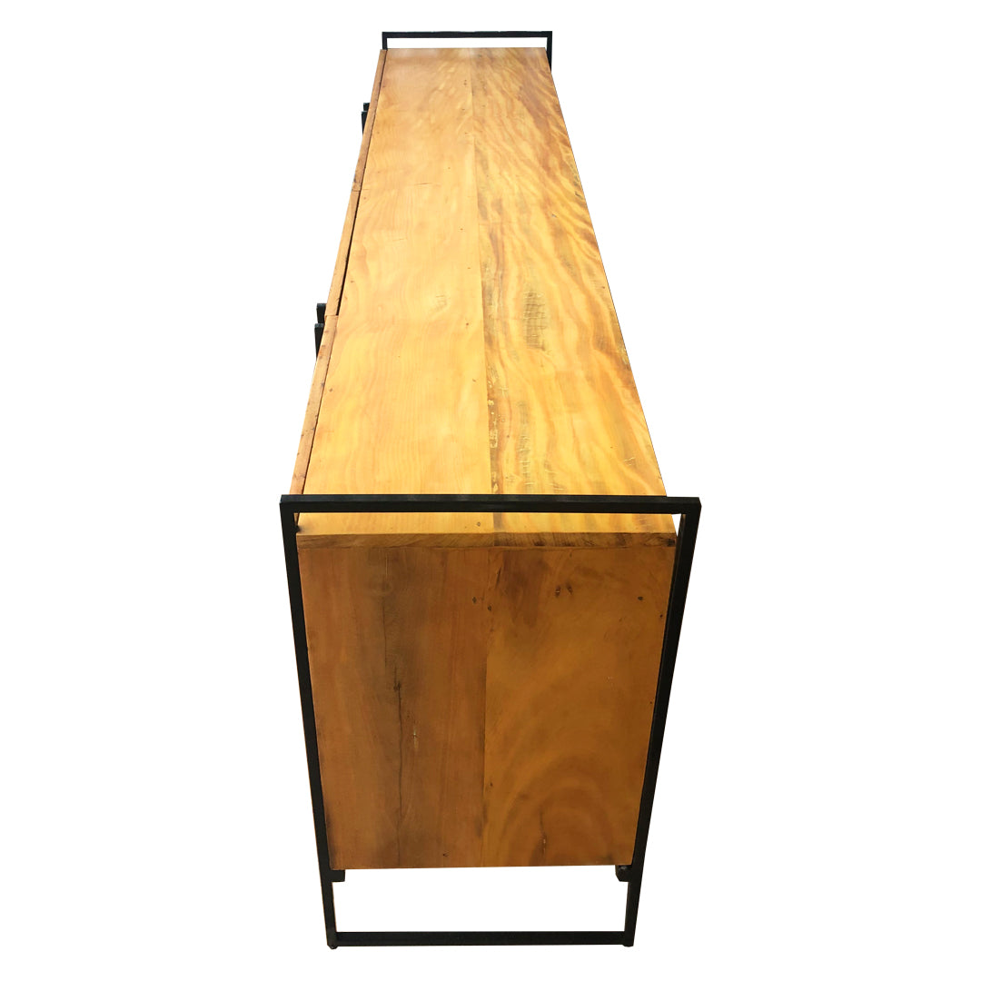 Bongiovani Counter 200x45cm Solid Wood and Iron