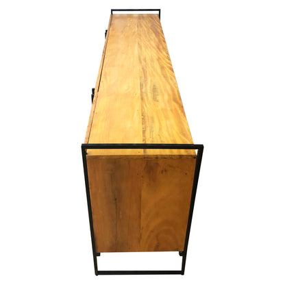 Bongiovani Counter 200x45cm Solid Wood and Iron