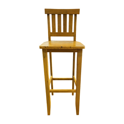 Taburete de minería de madera maciza