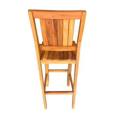 Comfort Stool Rustic Solid Wood Peroba-Rosa