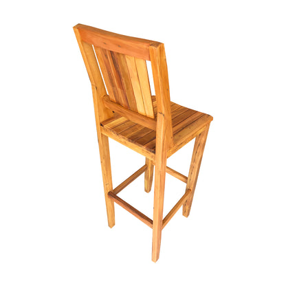 Comfort Stool Rustic Solid Wood Peroba-Rosa
