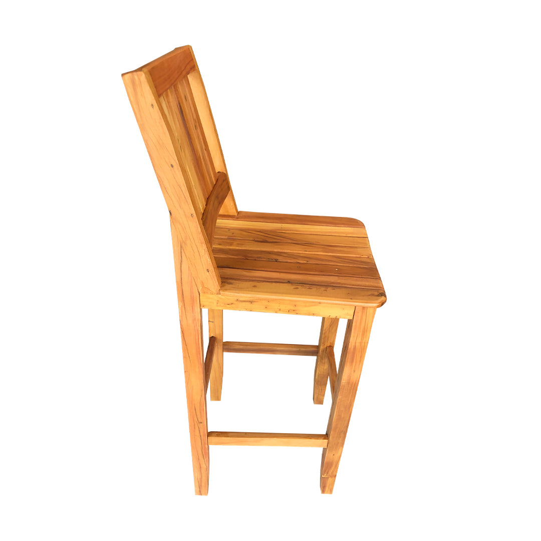 Comfort Stool Rustic Solid Wood Peroba-Rosa