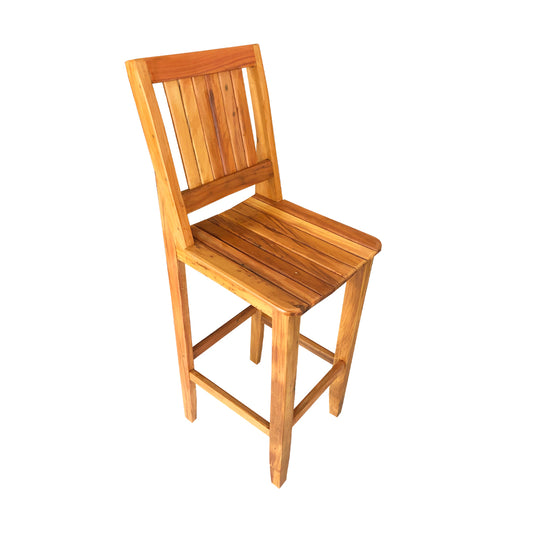 Comfort Stool Rustic Solid Wood Peroba-Rosa