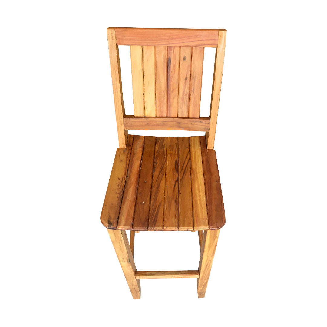 Comfort Stool Rustic Solid Wood Peroba-Rosa