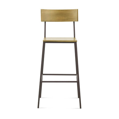 Lumber Wood and Iron Stool