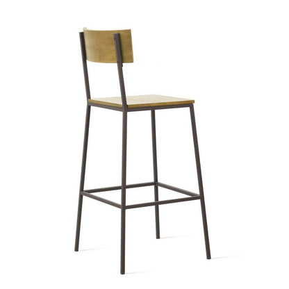 Lumber Wood and Iron Stool