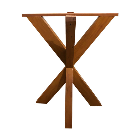 Monaco Table Base 70x70x75cm Solid Wood Beam 8x4cm