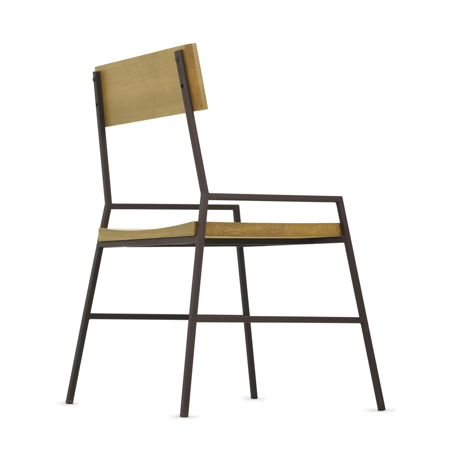 Lumber Chair Wood and Iron