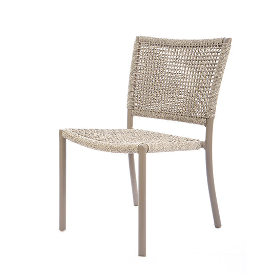 Silla Estrella Color Aluminio Fendi Cuerda Náutica Color Mixto Arena