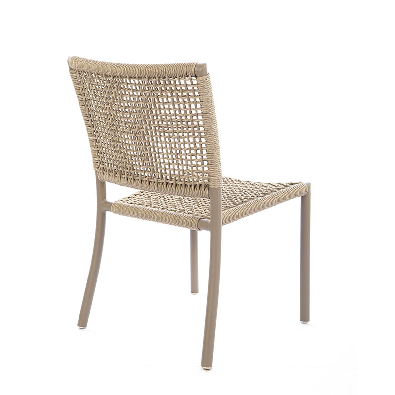 Star Aluminum Chair Fendi Color Nautical Rope Sand Color