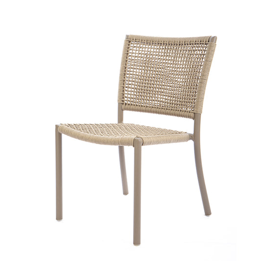Silla Estrella Aluminio Fendi Cuerda Náutica Color Arena