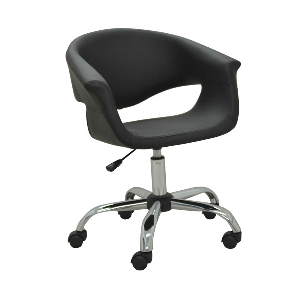 Silla de oficina Celina en negro