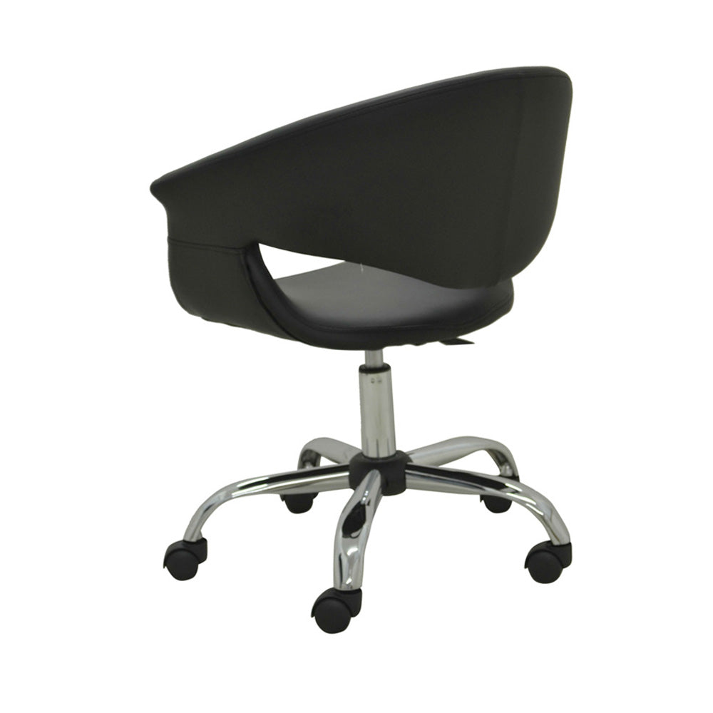 Silla de oficina Celina en negro