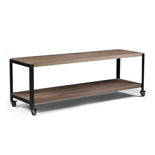 Estantería Industrial Brigde 52x151x46cm Madera Maciza y Metal