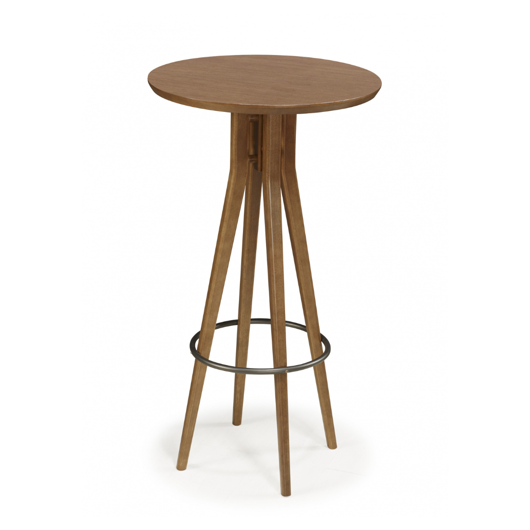 Mesa de bistró redonda Sara 60 cm madera