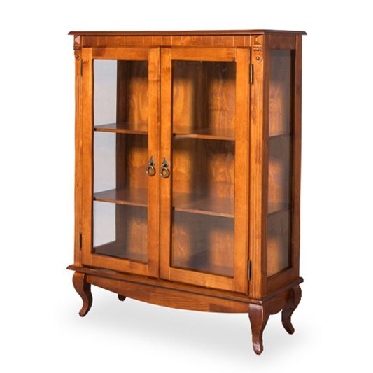 Armario tipo conejera Country con cristal sin cajón 130x101x38,6cm