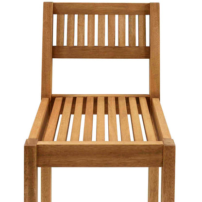 Banqueta Primavera com Encosto Madeira