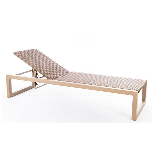 Sillón Fendi de aluminio dorado con fibra de color Fendi