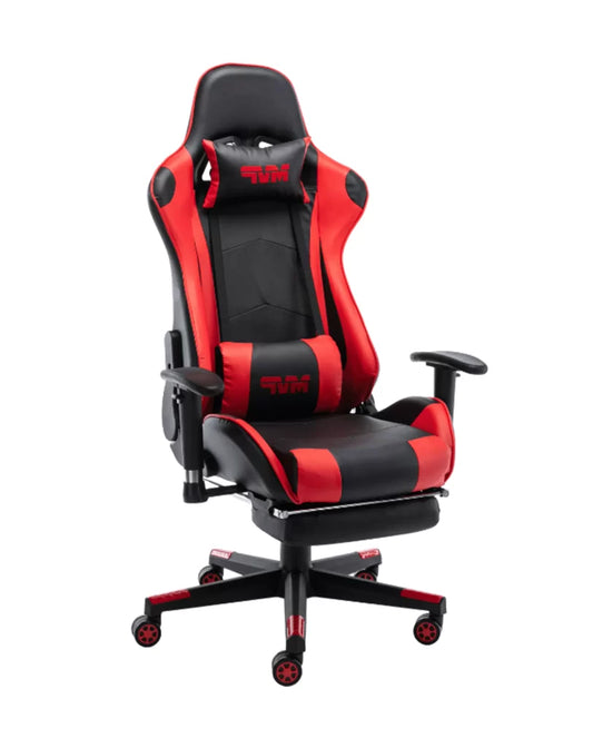 Cadeira Gamer MVP cor Preto com Vermelho