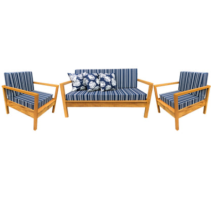 Apex Solid Wood Bench Set