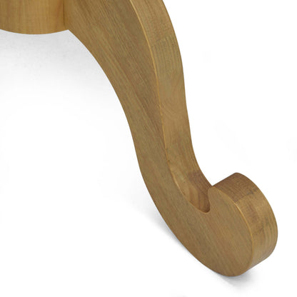 Mesa de Jantar Troia Redonda 90cm Madeira Maciça - 4 Lugares