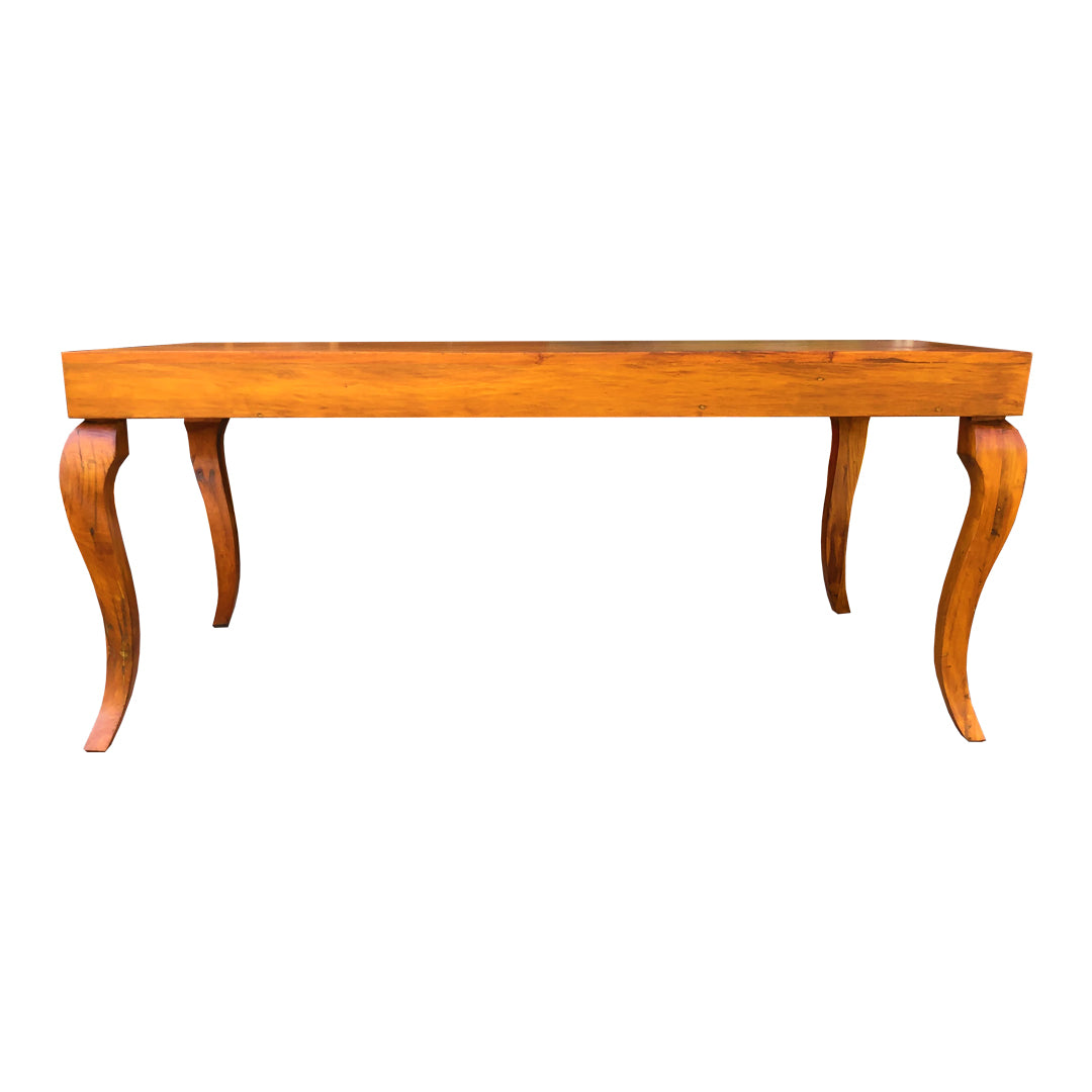 Mesa de comedor Anne de madera maciza 160x100 cm - 6 plazas