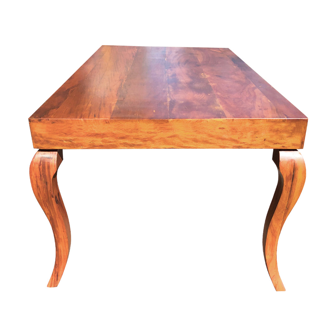Mesa de comedor Anne de madera maciza 160x100 cm - 6 plazas
