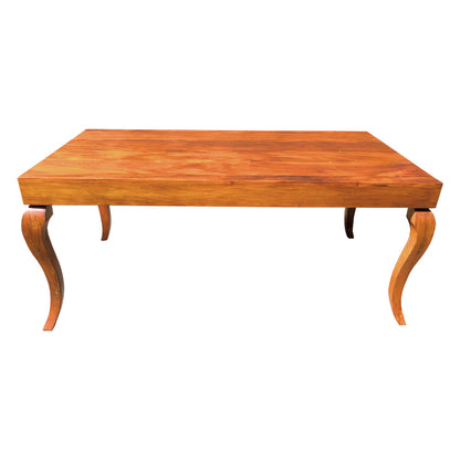 Mesa de Jantar Anne 160x100cm Madeira Maciça - 6 Lugares