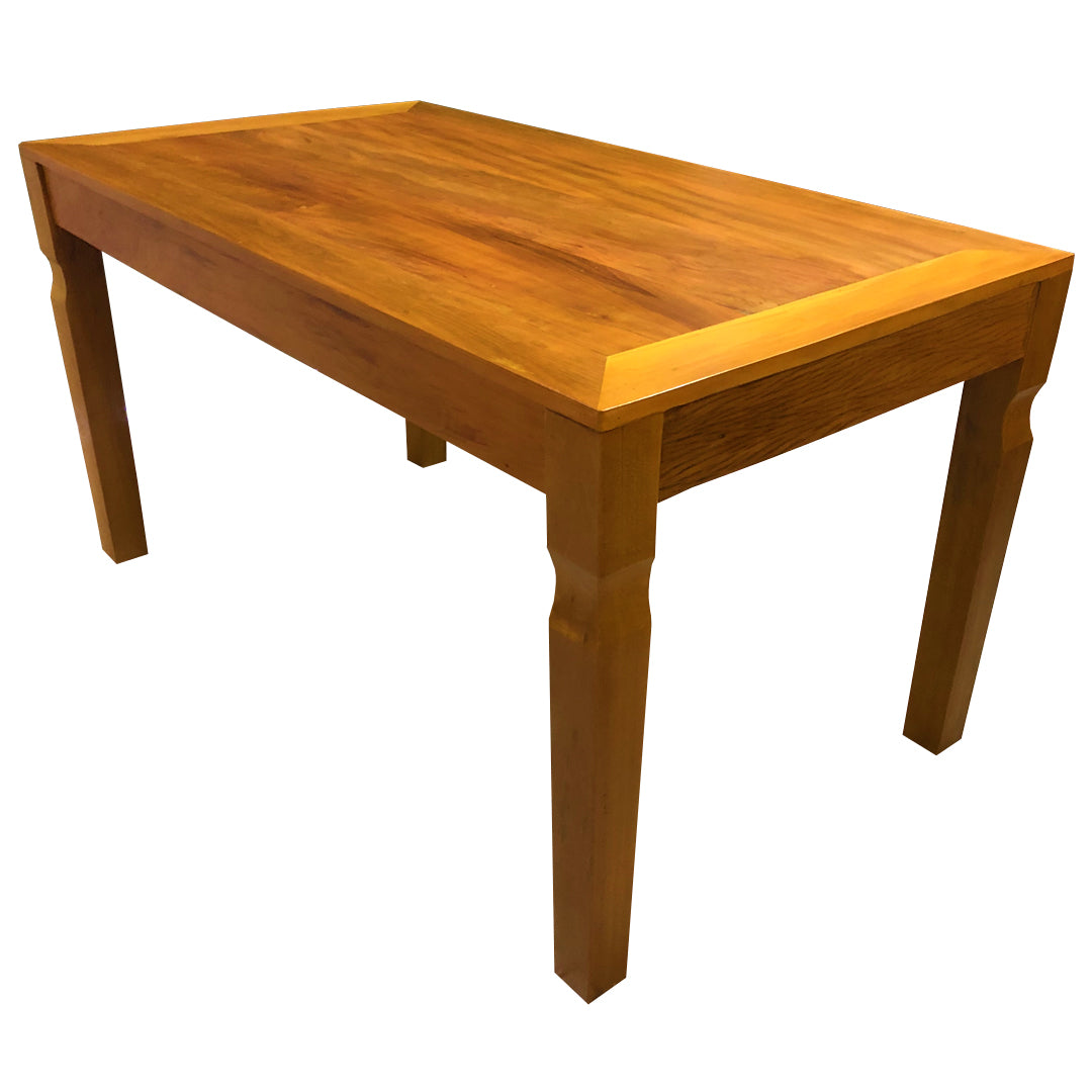 Mesa de comedor Vivi de madera maciza 140x80 cm - 6 plazas