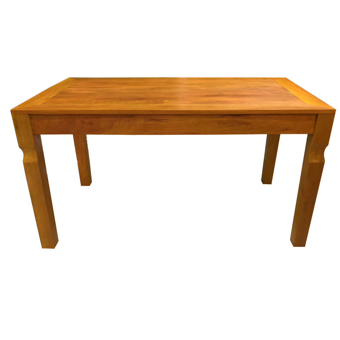 Mesa de comedor Vivi de madera maciza 140x80 cm - 6 plazas
