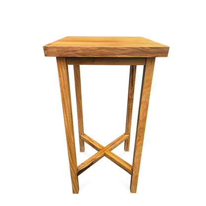 Mesa Bistro Cuadrada 60x60cm Madera Maciza