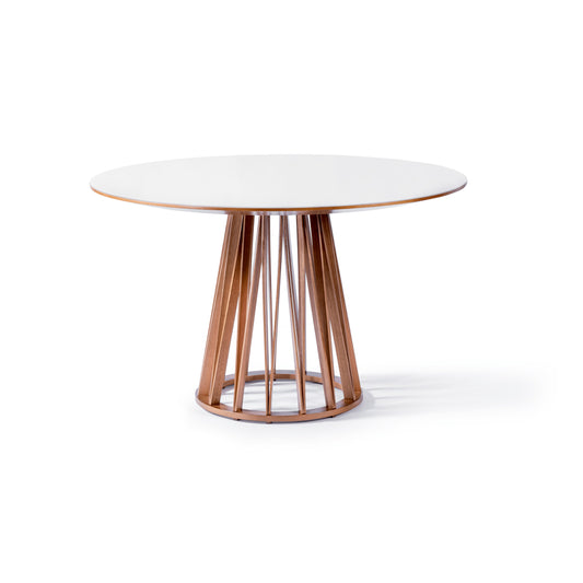 Mesa de Jantar Aero Redonda 140cm - 6 Lugares